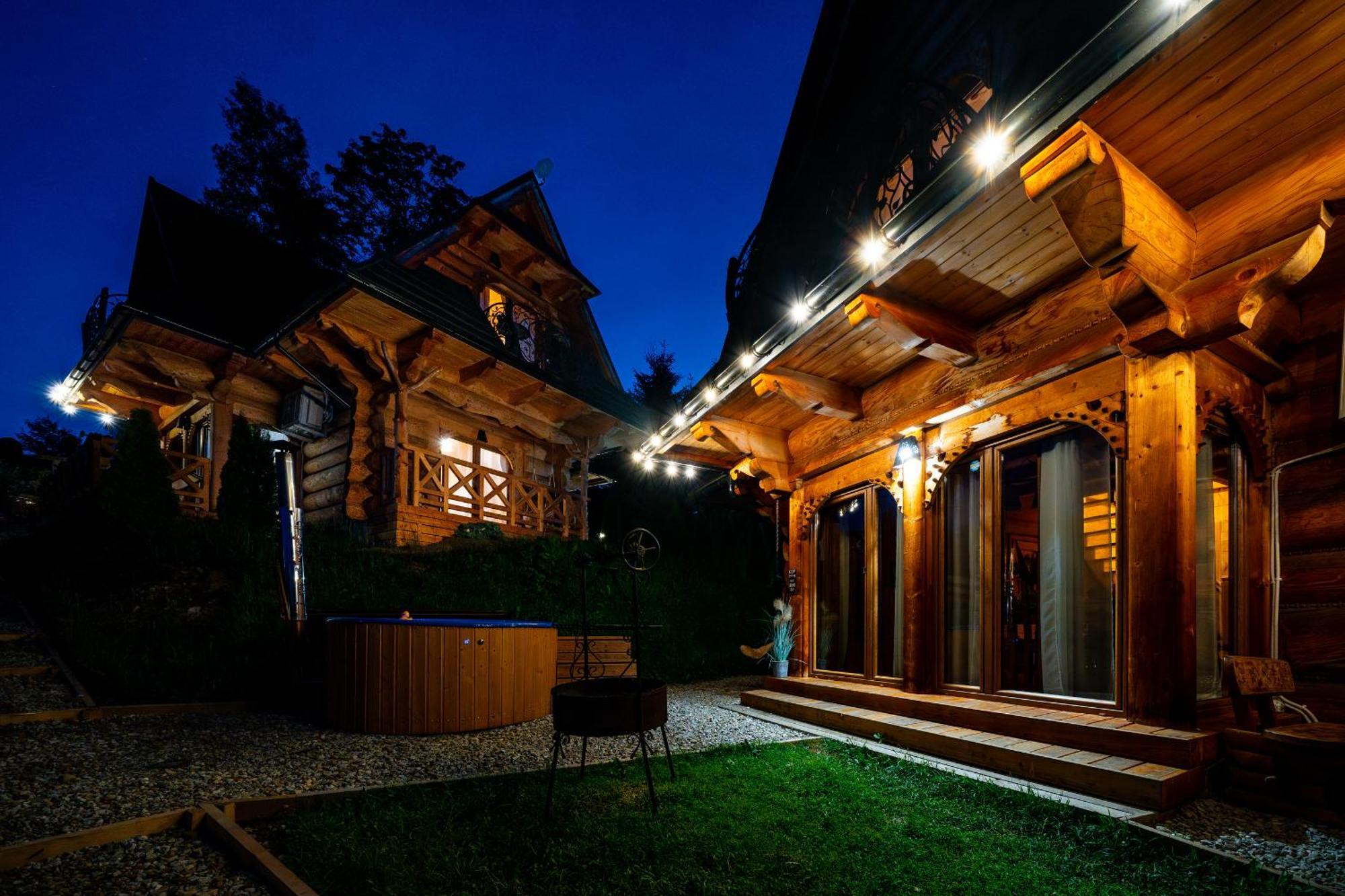 Goralska Chatka 2 Highland Cottage - Split Ac, Jacuzzi, Sauna, Private Parking, Mountains View, Garden, Zakopane Eksteriør bilde