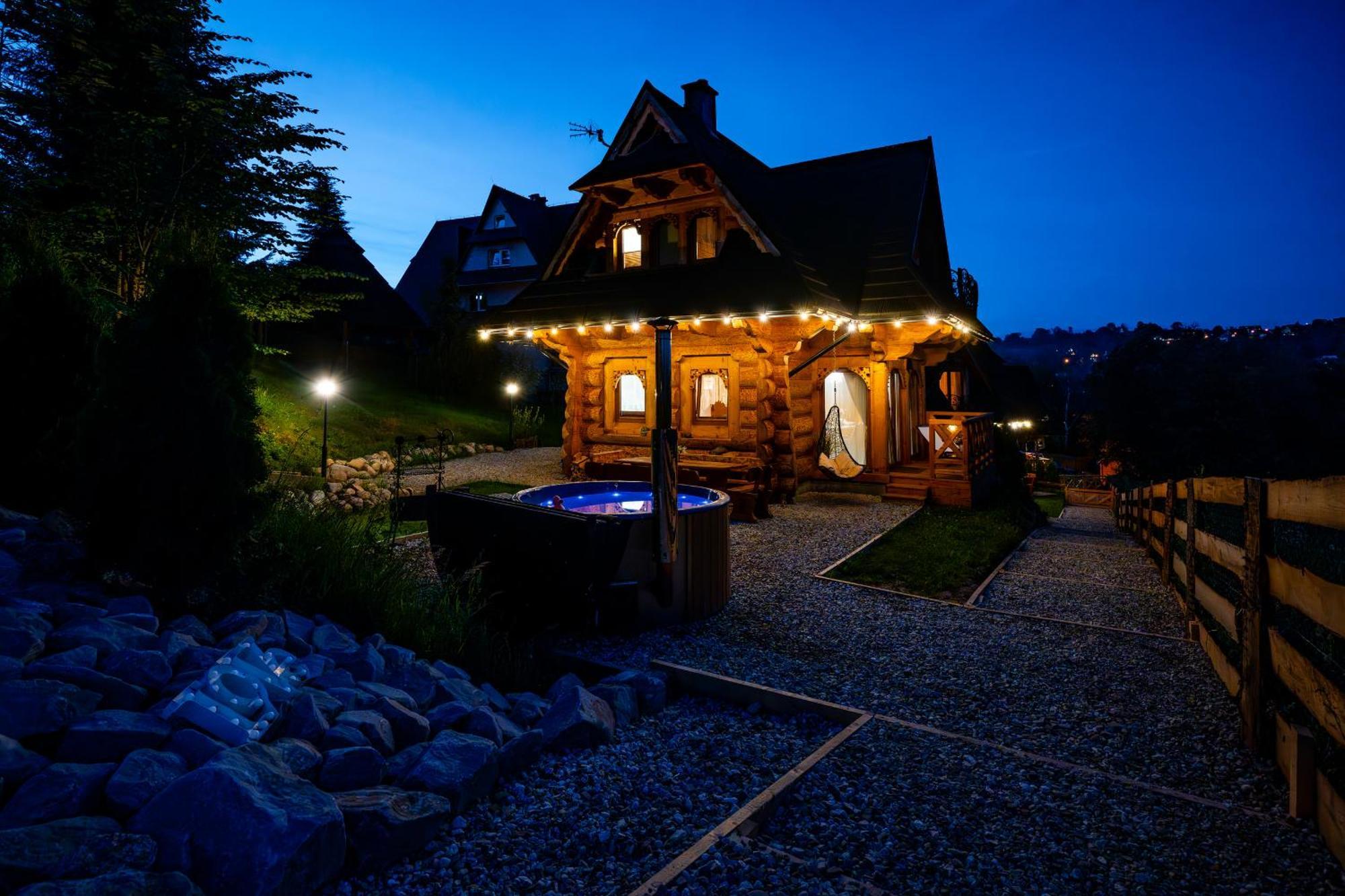 Goralska Chatka 2 Highland Cottage - Split Ac, Jacuzzi, Sauna, Private Parking, Mountains View, Garden, Zakopane Eksteriør bilde