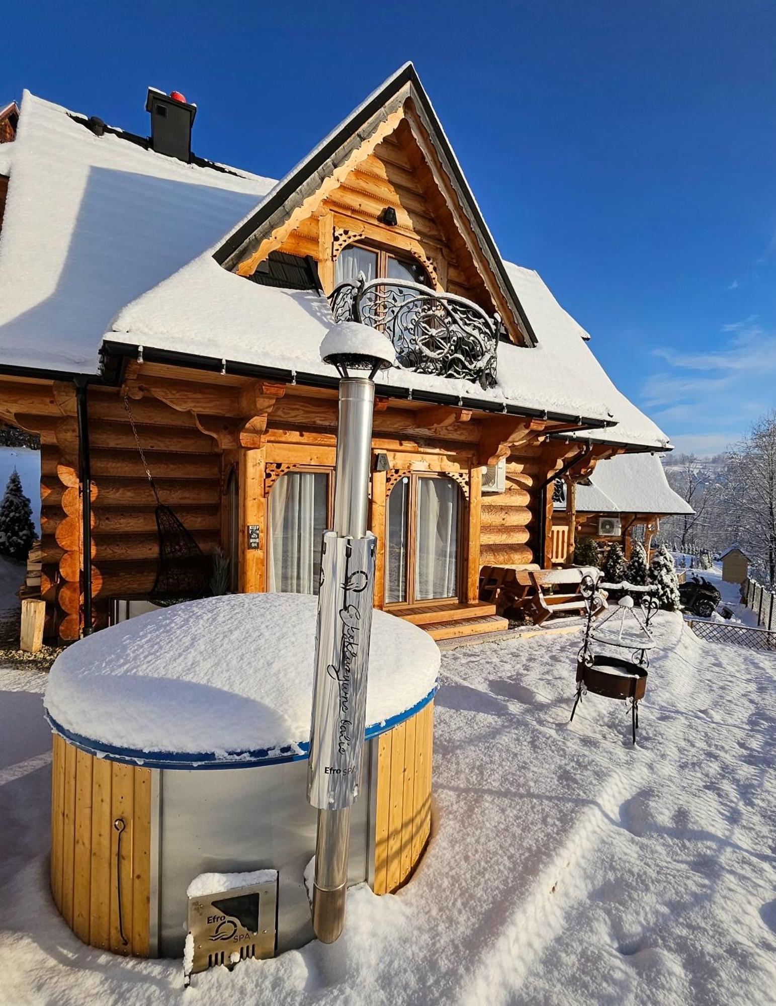 Goralska Chatka 2 Highland Cottage - Split Ac, Jacuzzi, Sauna, Private Parking, Mountains View, Garden, Zakopane Eksteriør bilde